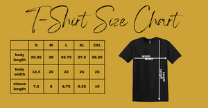 T-Shirt Size Chart