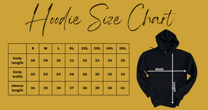 Hoodie Size Chart